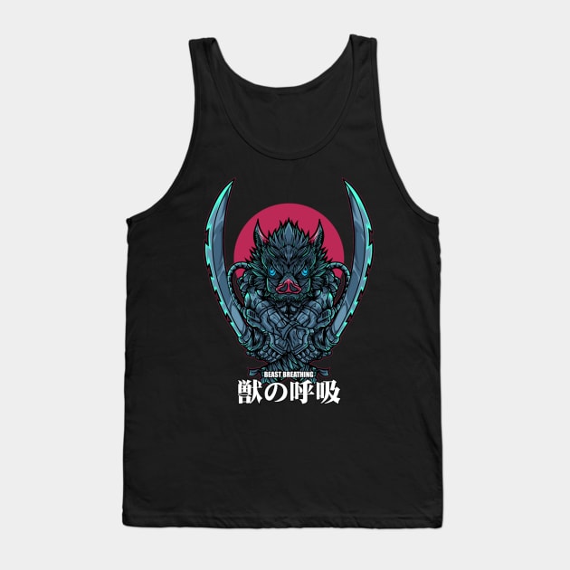 Inosuke Demon Slayer Tank Top by NightHunter